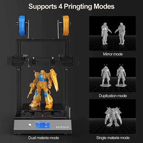 Entina X40 Basic IDEX 3D Printer