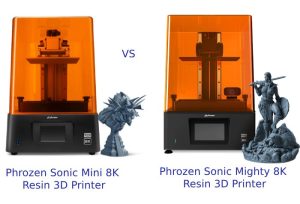 Phrozen Sonic Mighty 8K vs. Mini 8K 3D Printer Review