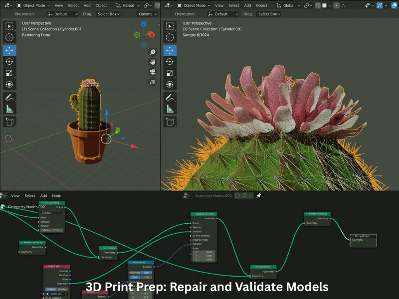 how to use blender for 3d printing