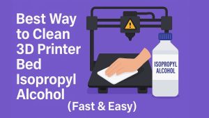 clean 3d printer bed isopropyl alcohol