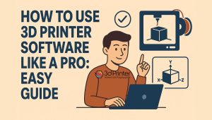 how to use 3d printer software
