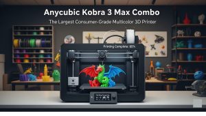 Anycubic Kobra 3 Max Combo The Largest Consumer-Grade Multicolor 3D Printer