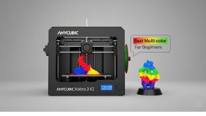 Anycubic Kobra 3 V2 3D Printer Best Multi-color For Beginners