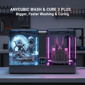 Anycubic Wash & Cure 3 Plus Bigger, Faster Washing & Curing