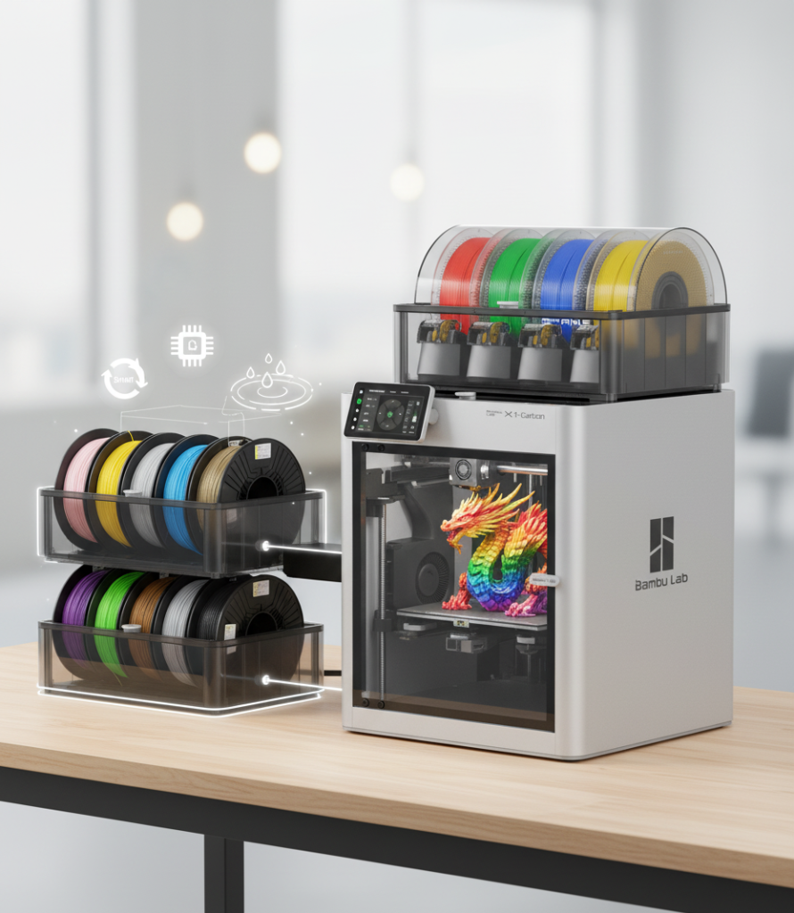 Multi-Color-&-Multi-Material-Printing