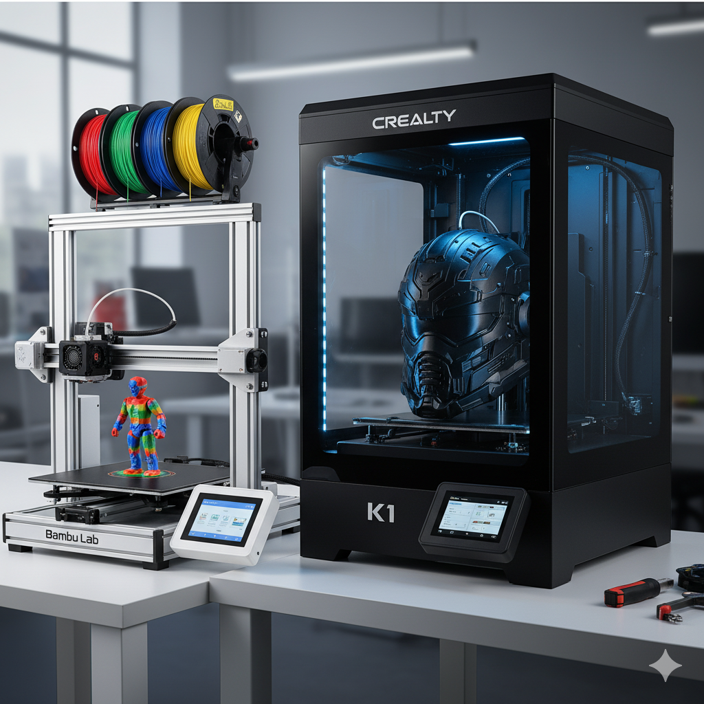 Bambu Lab A1 vs Creality K1 Max