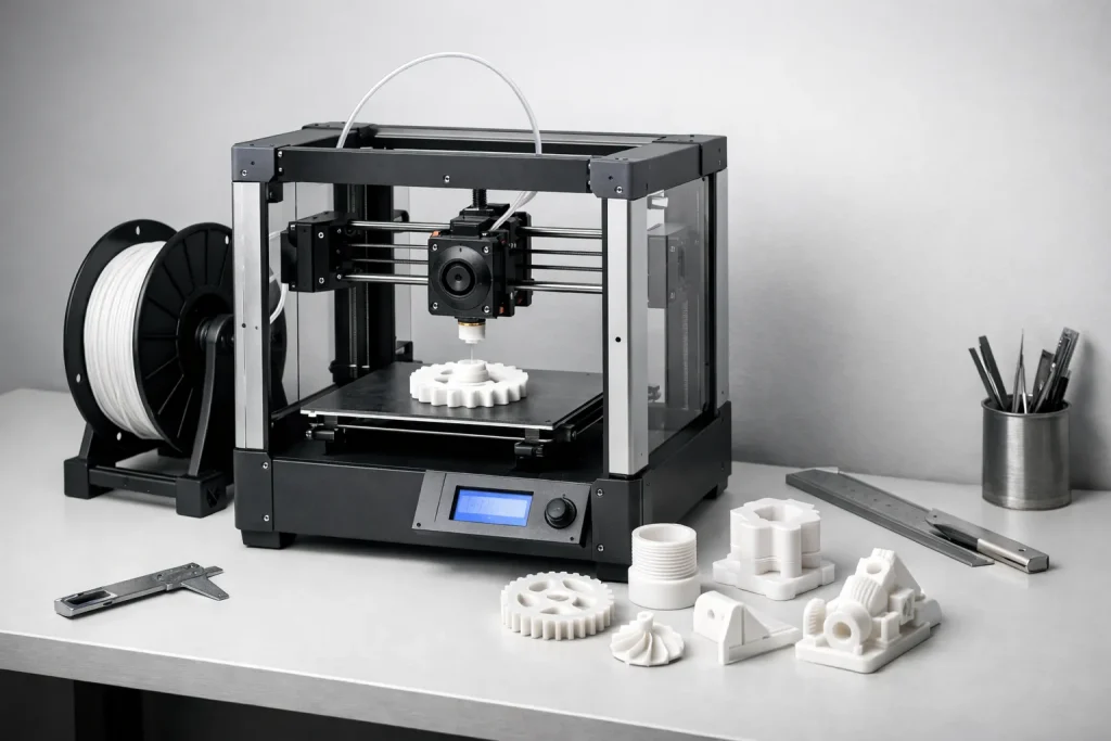 Can a 3D printer run all day in a small business workspace
